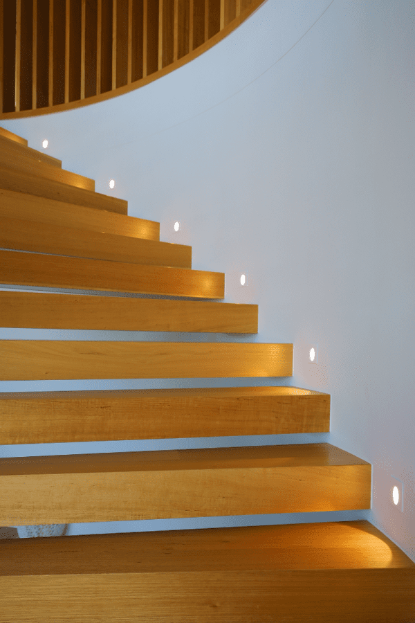 Feature Lighting on Curved Staircase